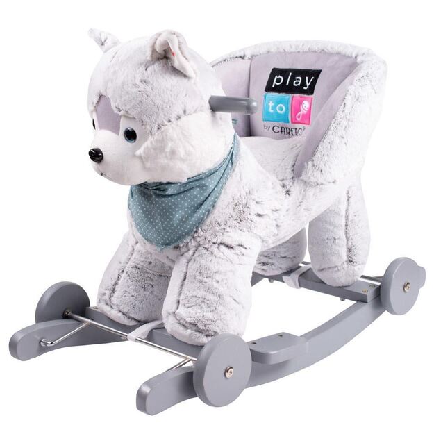 Supamasis žaislas su melodija ir ratukais „PlayTo husky“