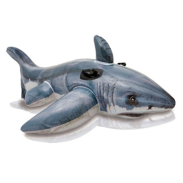 the inflatable shark float, 173 x 107 cm