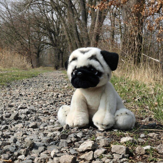 Pliušinis mopsas 30 cm EKOLOGIŠKAS 5