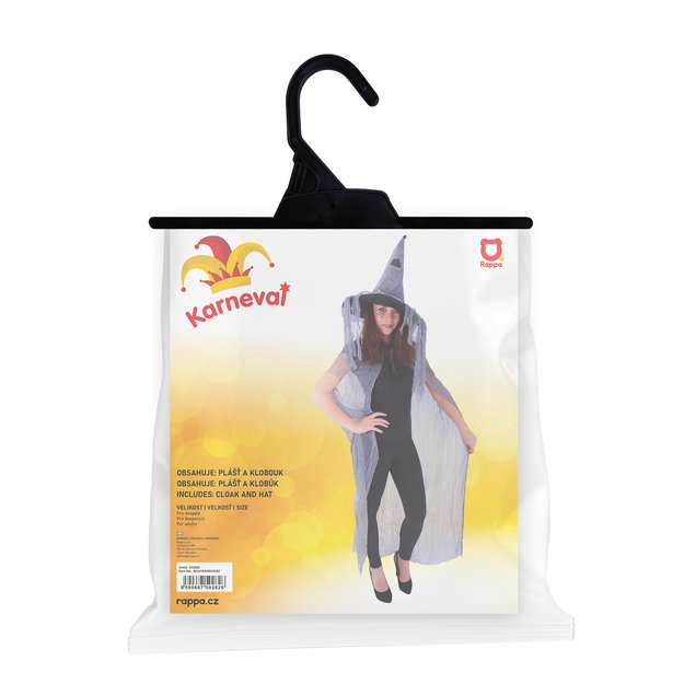 Raganos apsiaustas ir skrybėlė suaugusiems 2