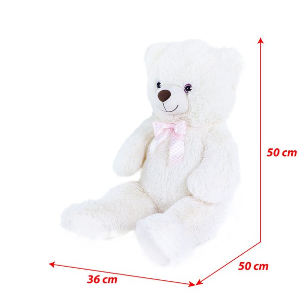 Didelis meškiukas Lelija su etikete 78 cm 6