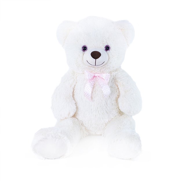 Didelis meškiukas Lelija su etikete 78 cm 1