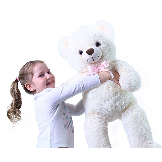 Didelis meškiukas Lelija su etikete 78 cm 5