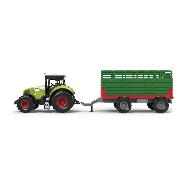 Plastic tractor with hay siding 2