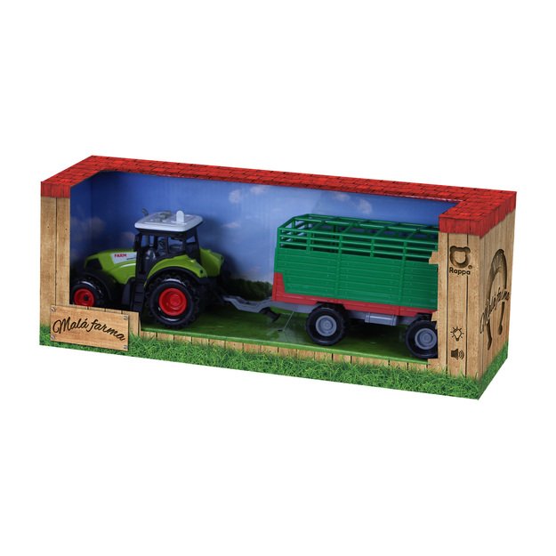 Plastic tractor with hay siding 3