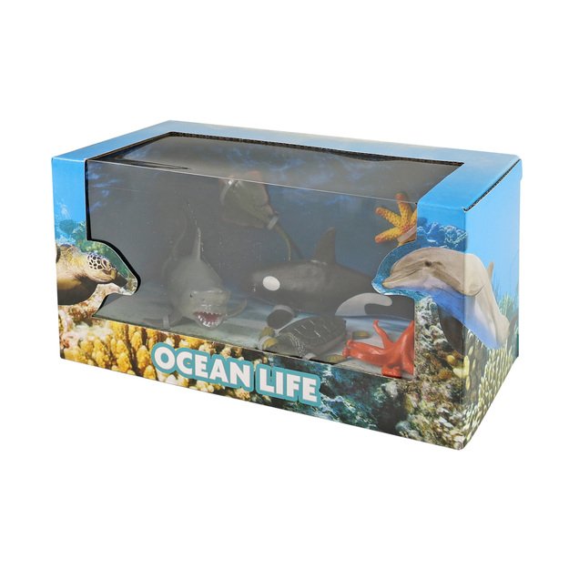Sea animals 6 pcs in a box 3