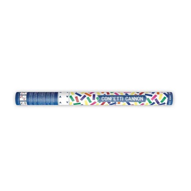 Party confetti 60cm colored metallic 1