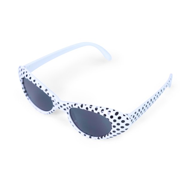 Retro glasses with polka dots for adults