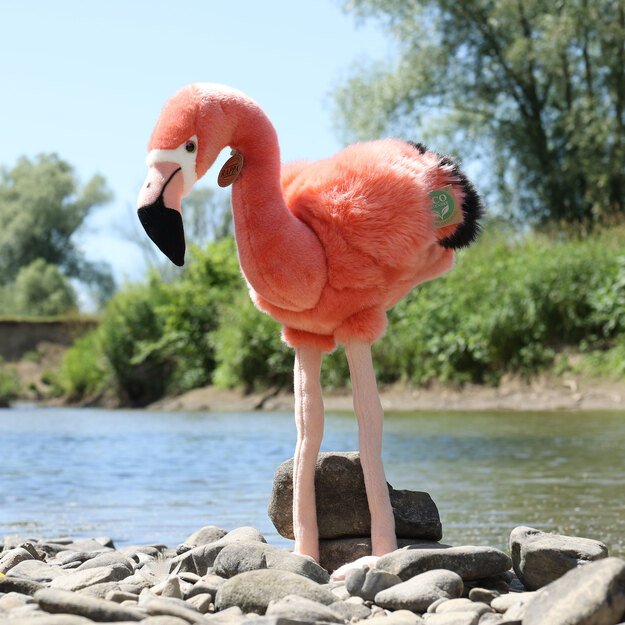 Plush flamingo 46 cm ECO-FRIENDLY 5