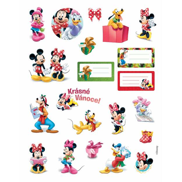 Kalėdinių Minnie spalvinimo puslapis 3