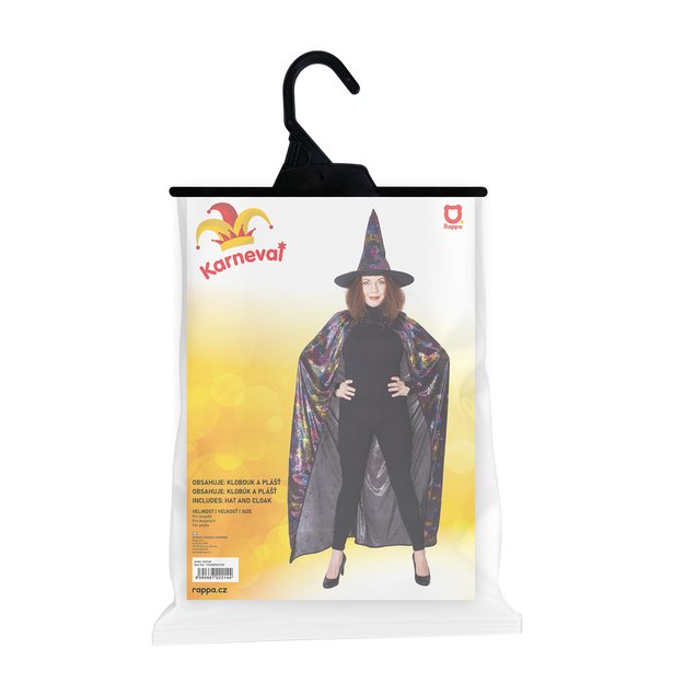Children costume - witch cloak with hat 2