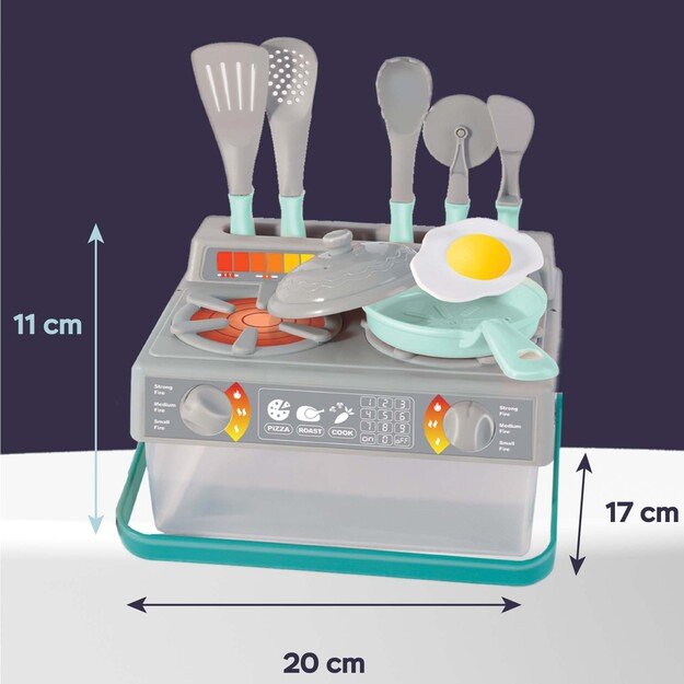 Kitchen set - stove and dishes 6