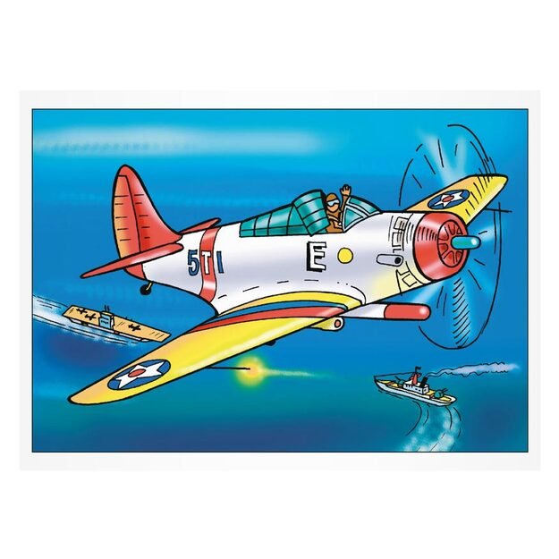 MFP lėktuvo spalvinimo puslapiai 2