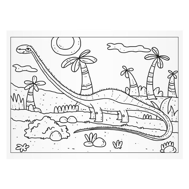 MFP Dino spalvinimo puslapiai 5