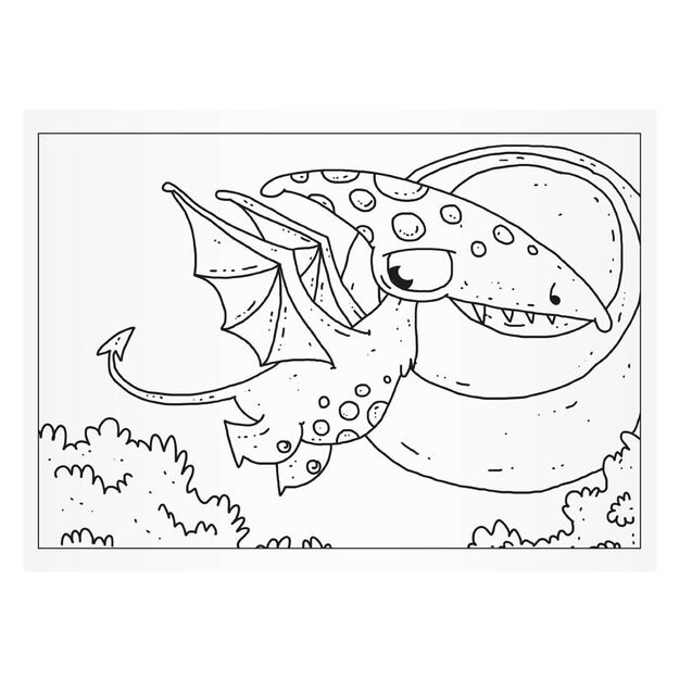 MFP Dino spalvinimo puslapiai 4