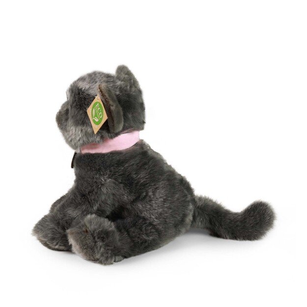 Plush cat gray 25 cm ECO-FRIENDLY 2