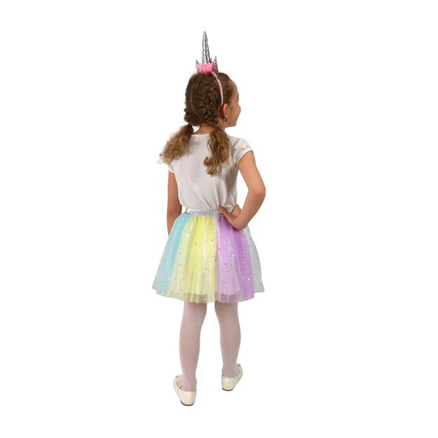 Children costume rainbow unicorn tutu skirt 4