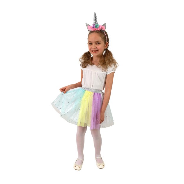 Children costume rainbow unicorn tutu skirt 3