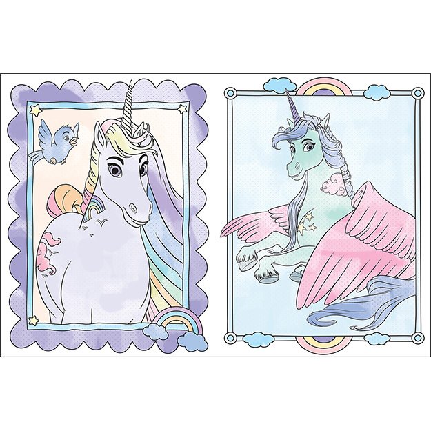 A4 formato knyga „Paint“ su vandeniu Vienaragiai 2