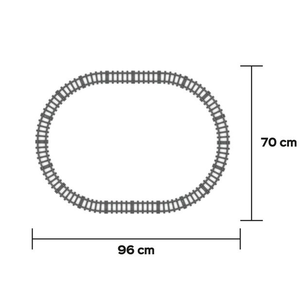 Baterijomis maitinamo tramvajaus rinkinys, 724 dalys 9