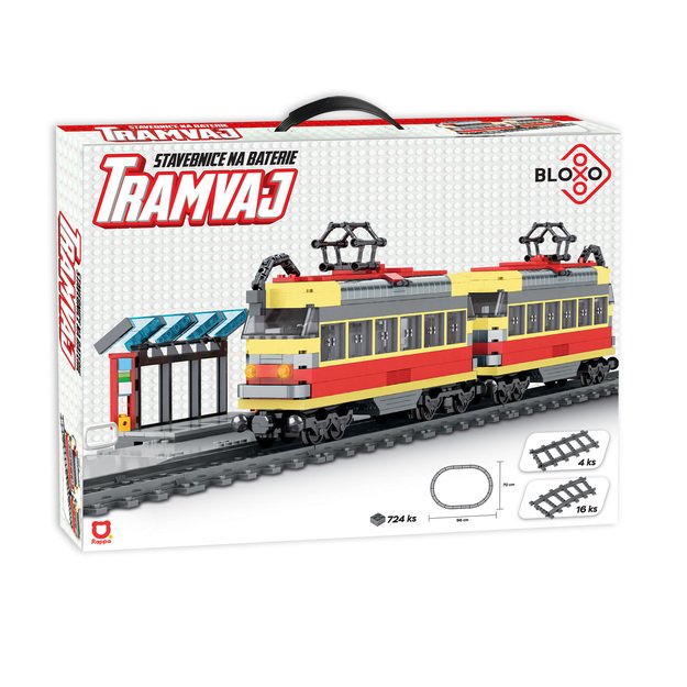 Baterijomis maitinamo tramvajaus rinkinys, 724 dalys 2