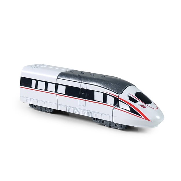 Metal robot locomotive white 1