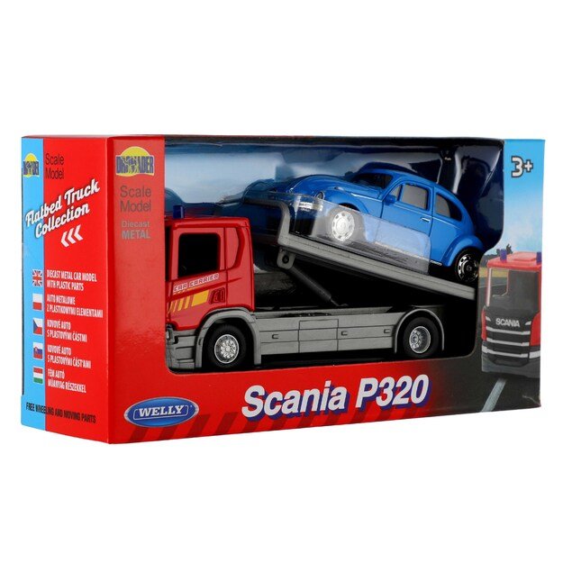 WELLY MODELIAI Scania P320 + automobilis 2