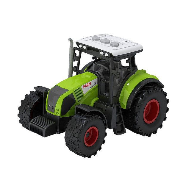 Tractor with siding and accessories 2
