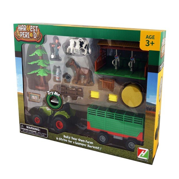 Tractor with siding and accessories 4