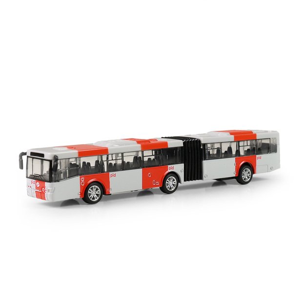 Metal bus PID Prague red 18 cm 3