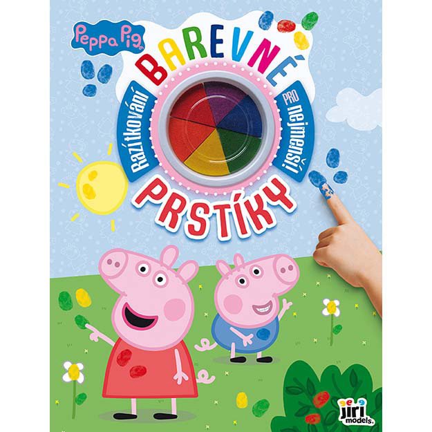 Peppa Pig colored fingers