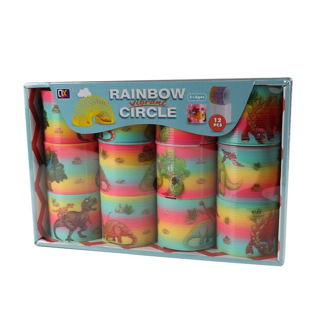 Stebuklinga spyruoklė/spiralė su dinozauro raštu 2