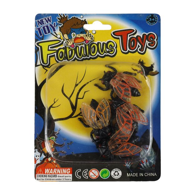 Dekoratyvinės muselės 4 vnt. 2