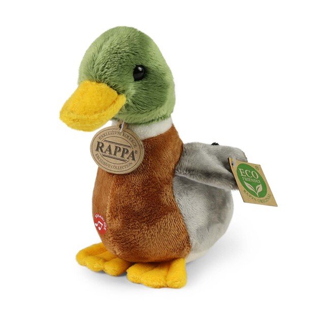 Plush mallard duck with sound 22 cm ECO-FRIENDLY
