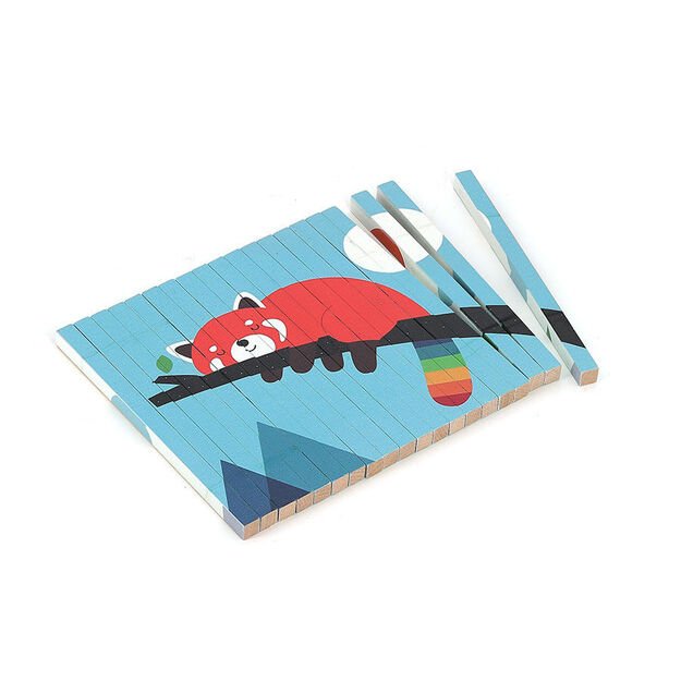 Vilac medinis 4D dėlionė gyvūnai 6