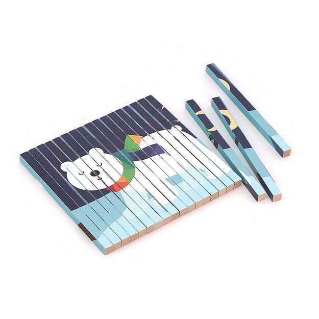 Vilac medinis 4D dėlionė gyvūnai 7