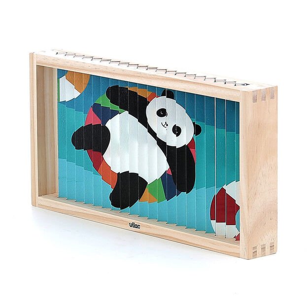 Vilac medinis 4D dėlionė gyvūnai 3