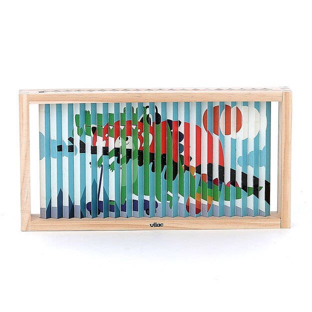 Vilac medinis 4D dėlionė gyvūnai 2