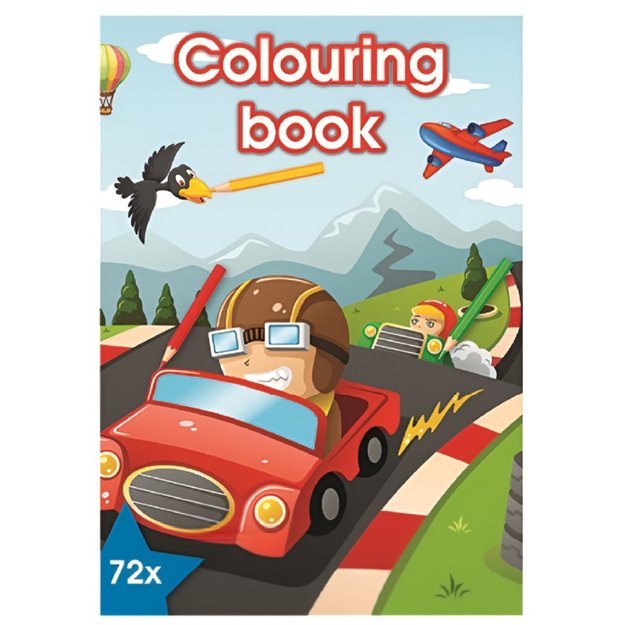 Book colouring 72pgs A4 7