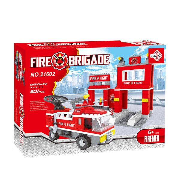 BLOXO ugniagesio konstravimo rinkinys, 260 dalių 2