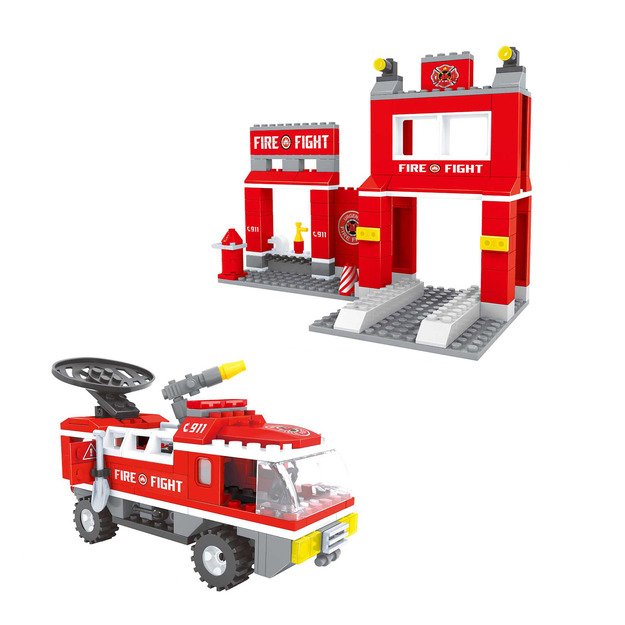 BLOXO firefighter building kit 260 pcs