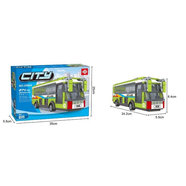 BLOXO autobuso konstravimo rinkinys, 244 dalys 3