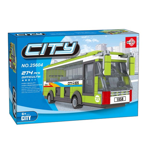 BLOXO autobuso konstravimo rinkinys, 244 dalys 2