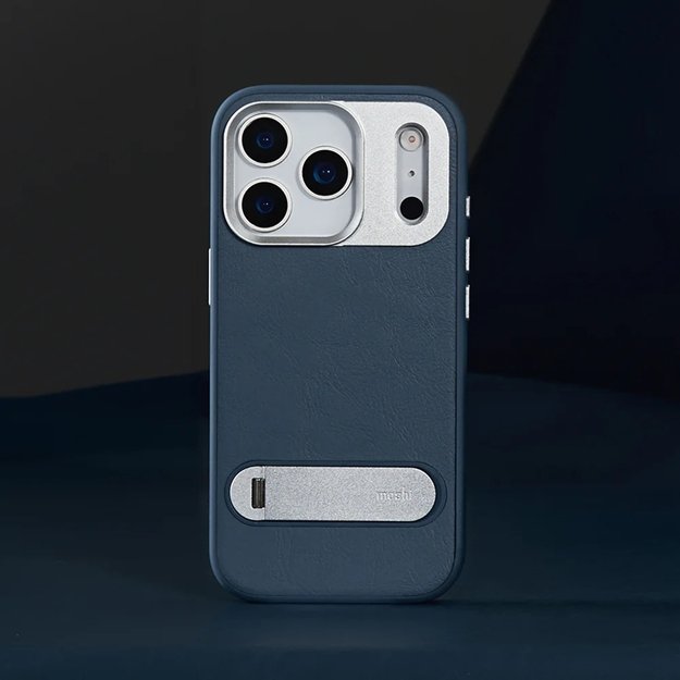 „Moshi Kameleon MagSafe“ – „iPhone 17 Pro Max“ dėklas su stovo funkcija (tamsiai mėlynas) 4