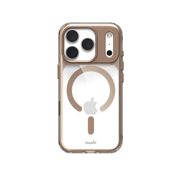 „Moshi iGlaze MagSafe“ – „iPhone 17 Pro“ dėklas (bronzinė) 1