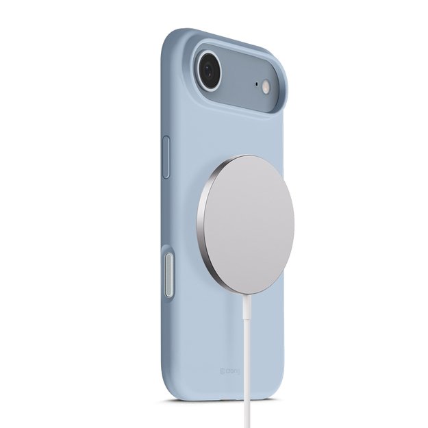 „Crong“ spalvotas magnetinis dėklas „MagSafe iPhone Air“ (mėlynas)
