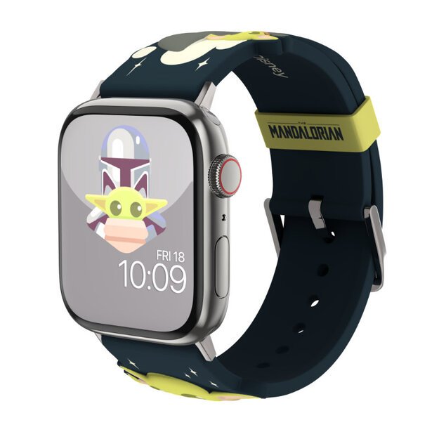 „Žvaigždžių karai“ – apyrankė, skirta „Apple Watch“ 38/40/41/42/44/45/49 mm (Mandalorietis Grogu naudojant 3D jėgą)