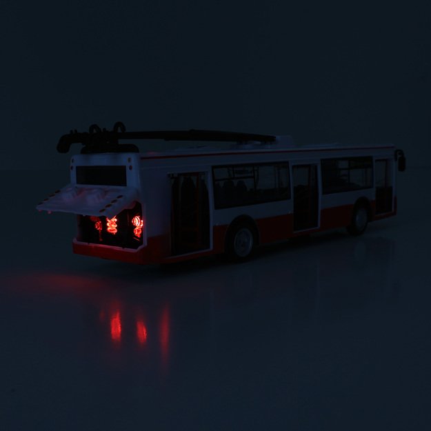 Trolleybus Czech reporting stops 28 cm 9