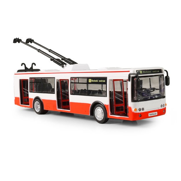 Trolleybus Czech reporting stops 28 cm 3