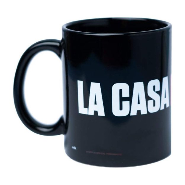 La Casa De Papel - Keraminis puodelis dovanų dėžutėje 330 ml (La Casa De Papel logotipas) 8